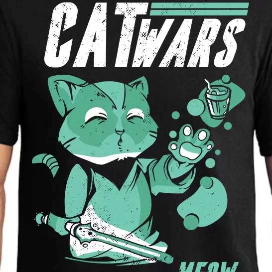 CatWars Funny Cat War Spoof Pajama Set