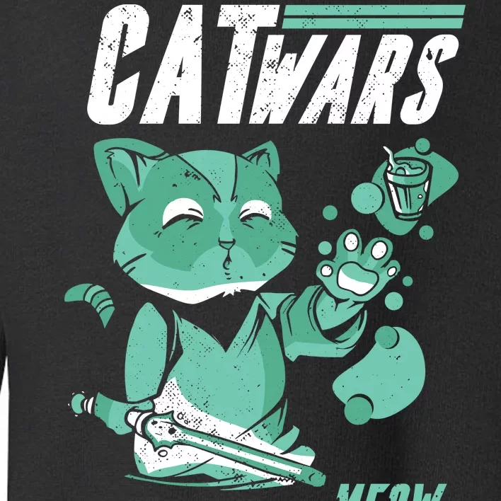 CatWars Funny Cat War Spoof Toddler Sweatshirt