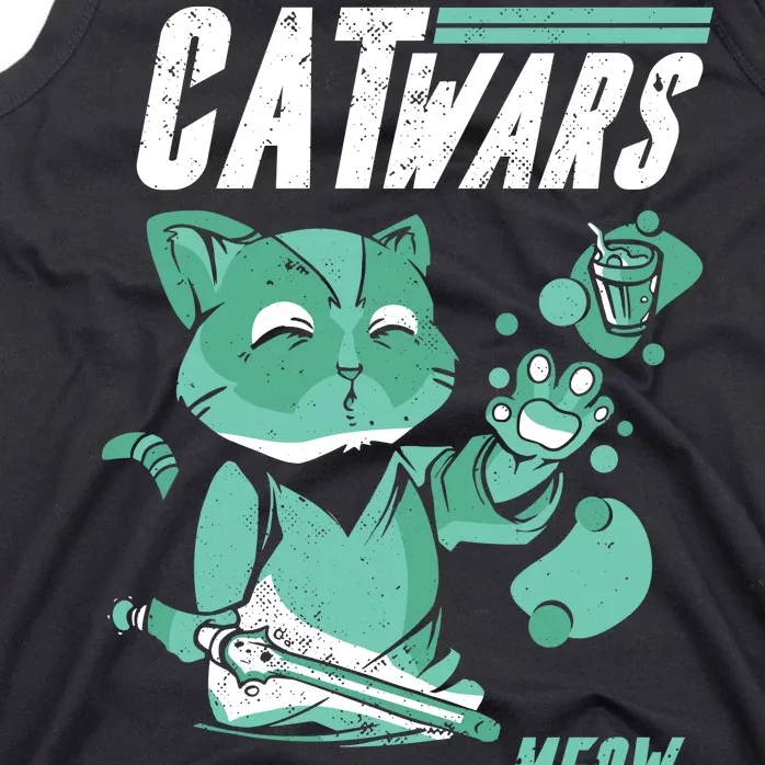 CatWars Funny Cat War Spoof Tank Top