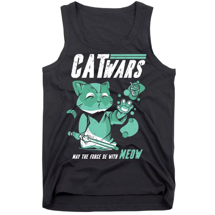 CatWars Funny Cat War Spoof Tank Top