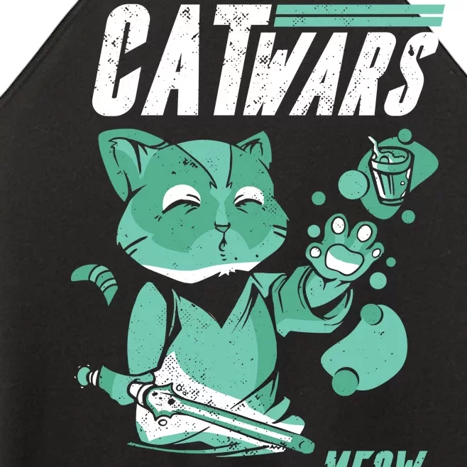 CatWars Funny Cat War Spoof Women’s Perfect Tri Rocker Tank