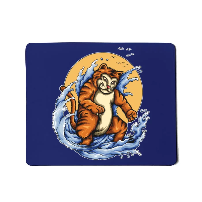 Catzilla Great Wave Mousepad