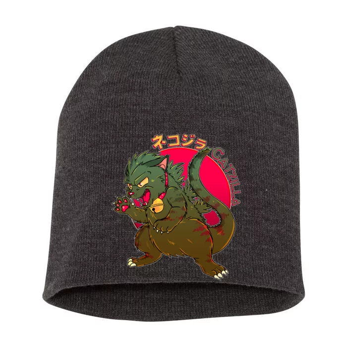 Catzilla Japanese Monster Movie Short Acrylic Beanie