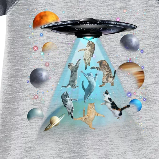 Cat Alien Ufo Space Cat Galaxy Cat Funny For Cat Dad Cat Mom Cat Lover Infant Baby Jersey Bodysuit