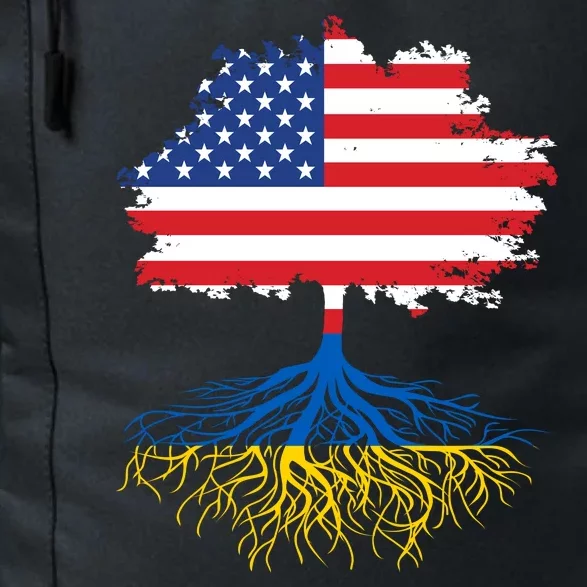 Cool American Ukrainian Roots I Stand With Ukraine USA Ukraine Flags Daily Commute Backpack