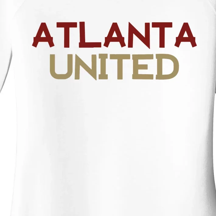 Cool Atlanta United Soccer Team Women's Perfect Tri Tunic Long Sleeve Shirt