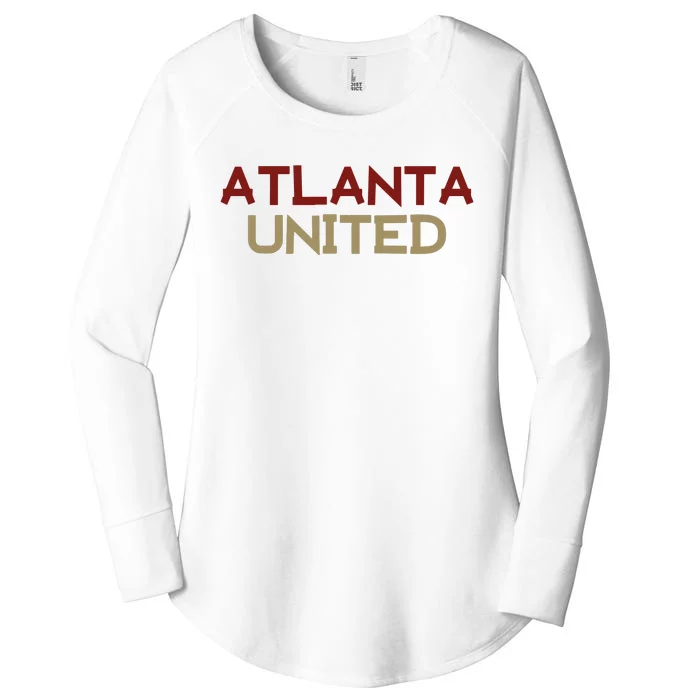 Cool Atlanta United Soccer Team Women's Perfect Tri Tunic Long Sleeve Shirt