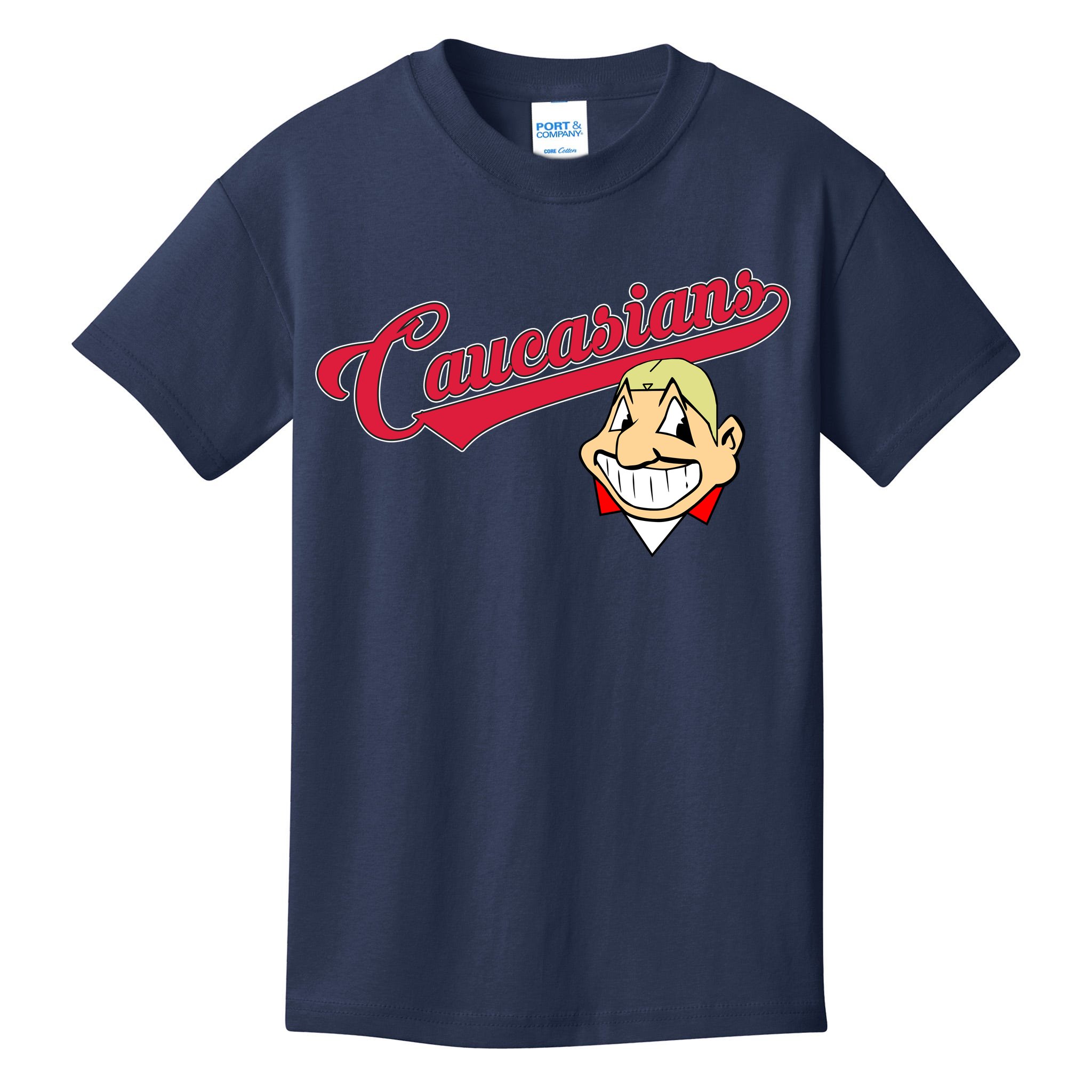 Caucasians cleveland indians full over printed face mask - the