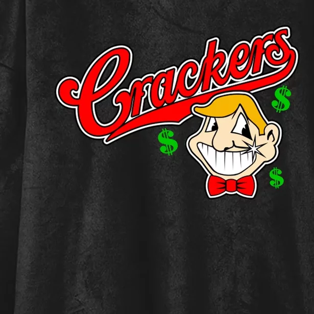 Caucasians Crackers Baseball Money Logo Hooded Wearable Blanket