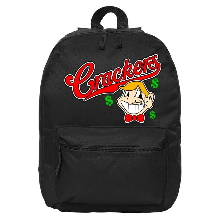 Caucasians Crackers Baseball Money Logo 16 in Basic Backpack