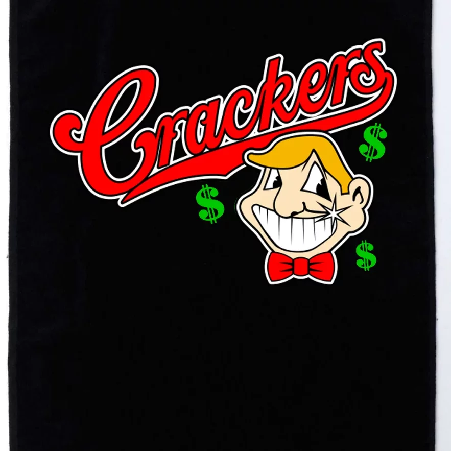 Caucasians Crackers Baseball Money Logo Platinum Collection Golf Towel