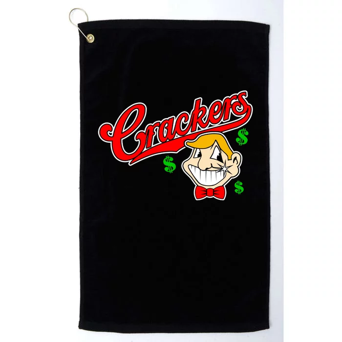 Caucasians Crackers Baseball Money Logo Platinum Collection Golf Towel