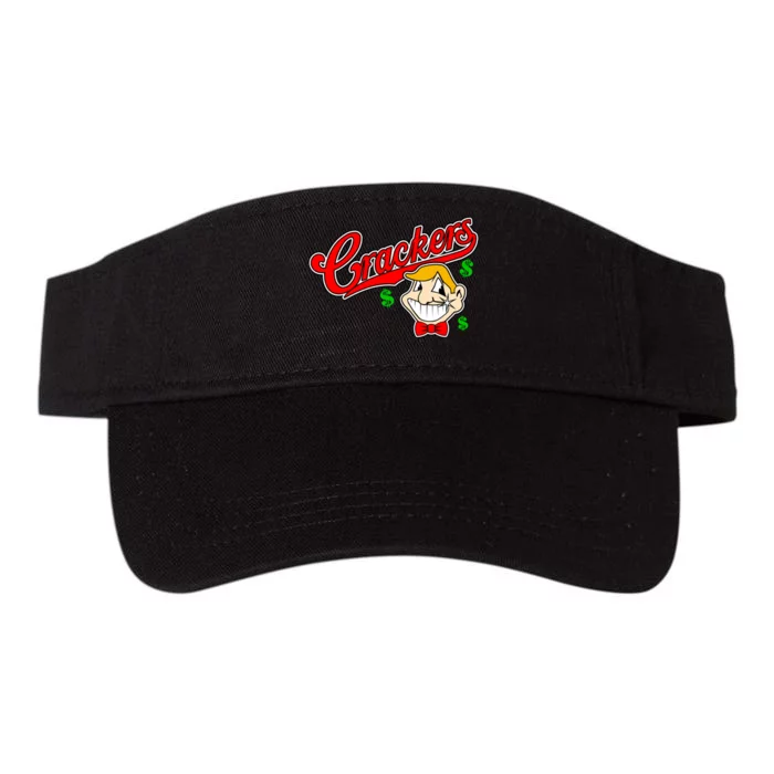 Caucasians Crackers Baseball Money Logo Valucap Bio-Washed Visor