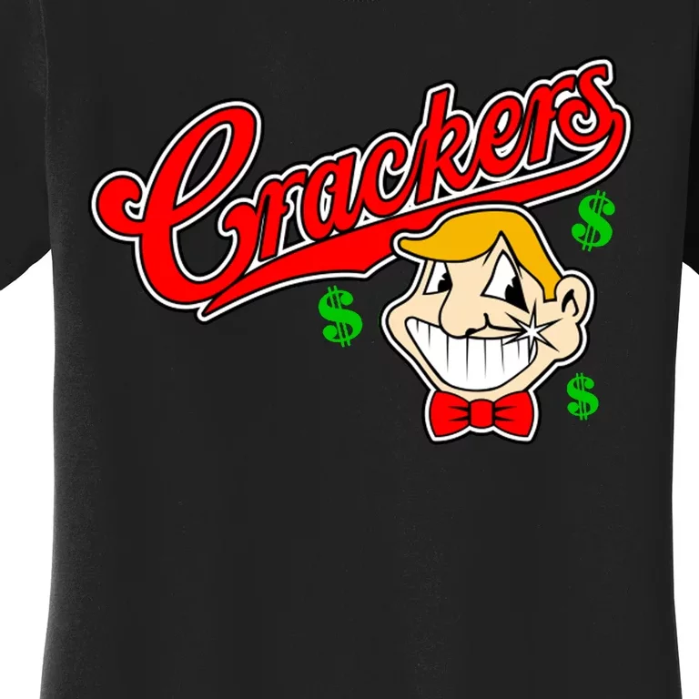 Caucasians Crackers Baseball Money Logo Women's T-Shirt