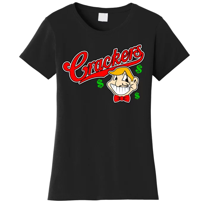 Caucasians Crackers Baseball Money Logo Women's T-Shirt