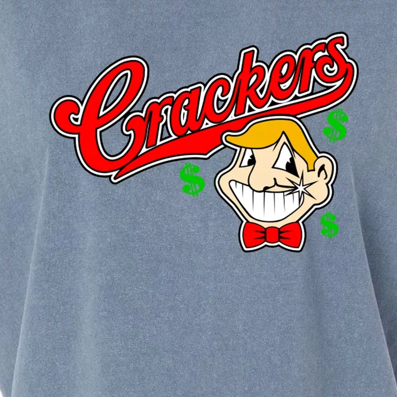 Caucasians Crackers Baseball Money Logo Garment-Dyed Women's Muscle Tee