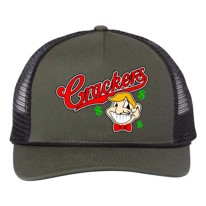 Caucasians Crackers Baseball Money Logo Retro Rope Trucker Hat Cap