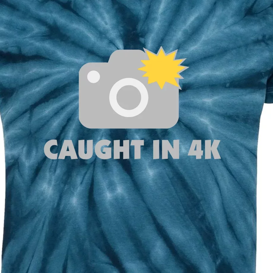 Caught In 4K Kids Tie-Dye T-Shirt