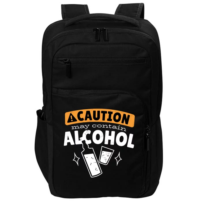 Caution May Contain Alcohol Impact Tech Backpack