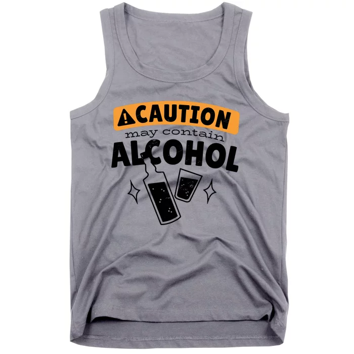 Caution May Contain Alcohol Tank Top