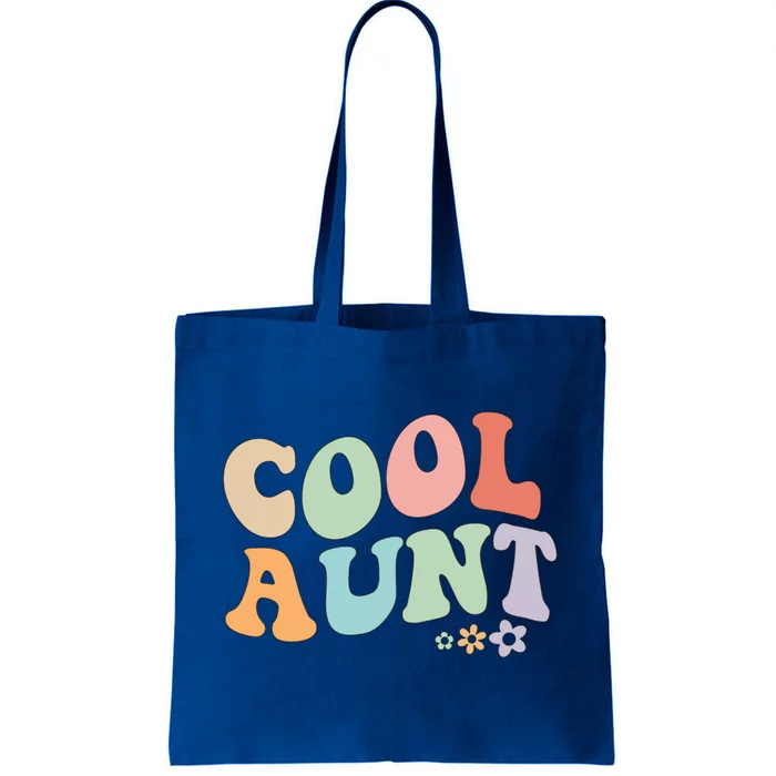 Cool Aunt Vintage Floral Design To Auntie From Niece Gift Tote Bag