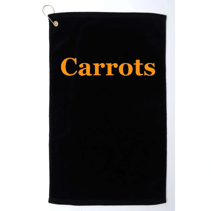 Carrots American Vegetable Platinum Collection Golf Towel