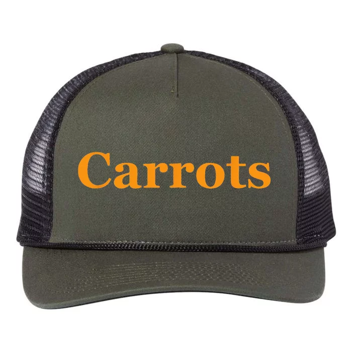 Carrots American Vegetable Retro Rope Trucker Hat Cap