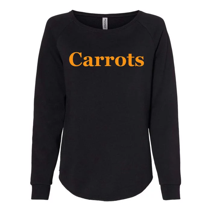 Carrots American Vegetable Womens California Wash Sweatshirt