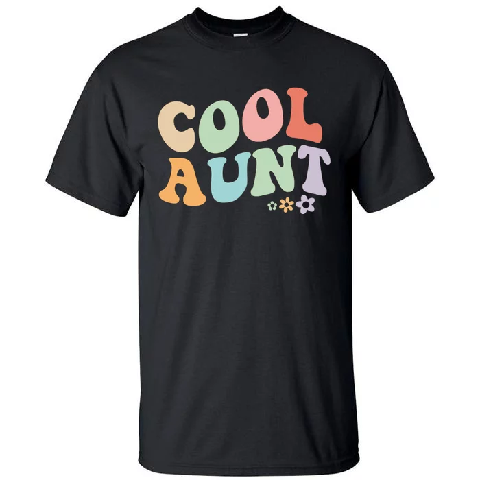 Cool Aunt Vintage Floral Design To Auntie From Niece Tall T-Shirt