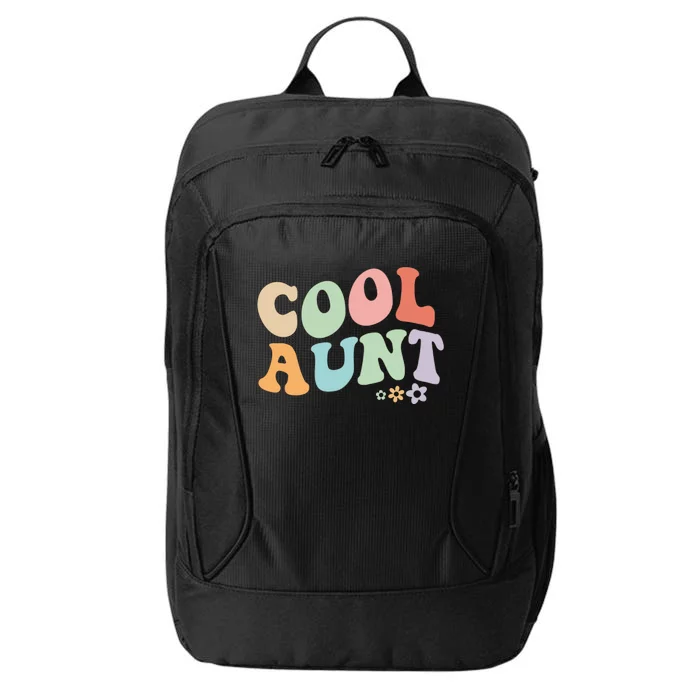 Cool Aunt Vintage Floral Design To Auntie From Niece City Backpack