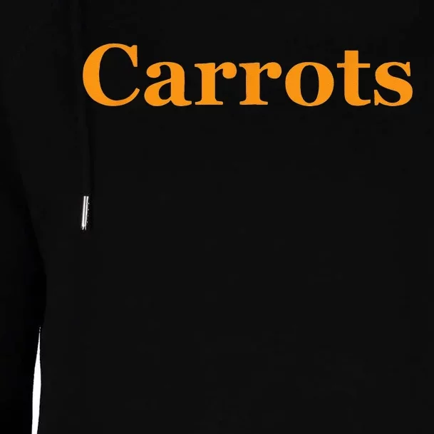 Carrots American Vegetable Womens Funnel Neck Pullover Hood