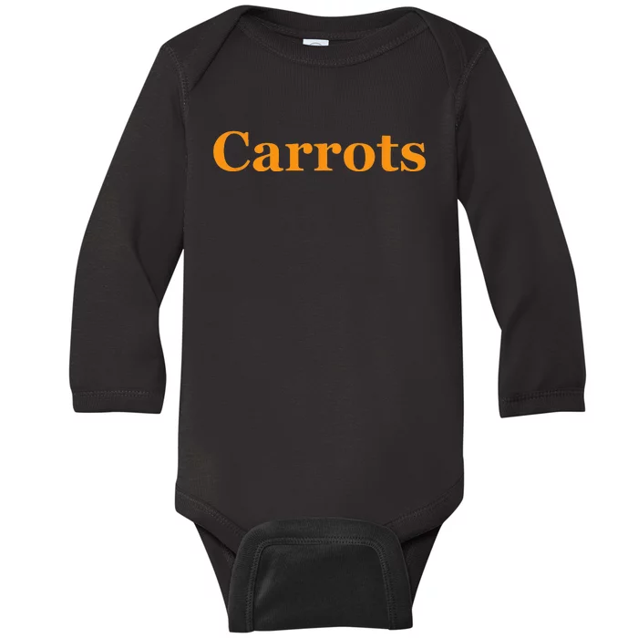 Carrots American Vegetable Baby Long Sleeve Bodysuit