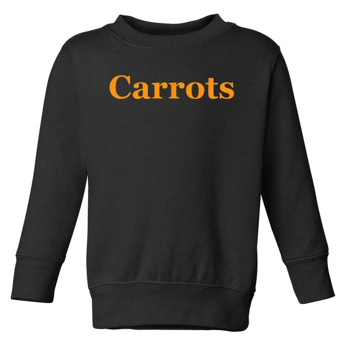 Carrots American Vegetable Toddler Sweatshirt