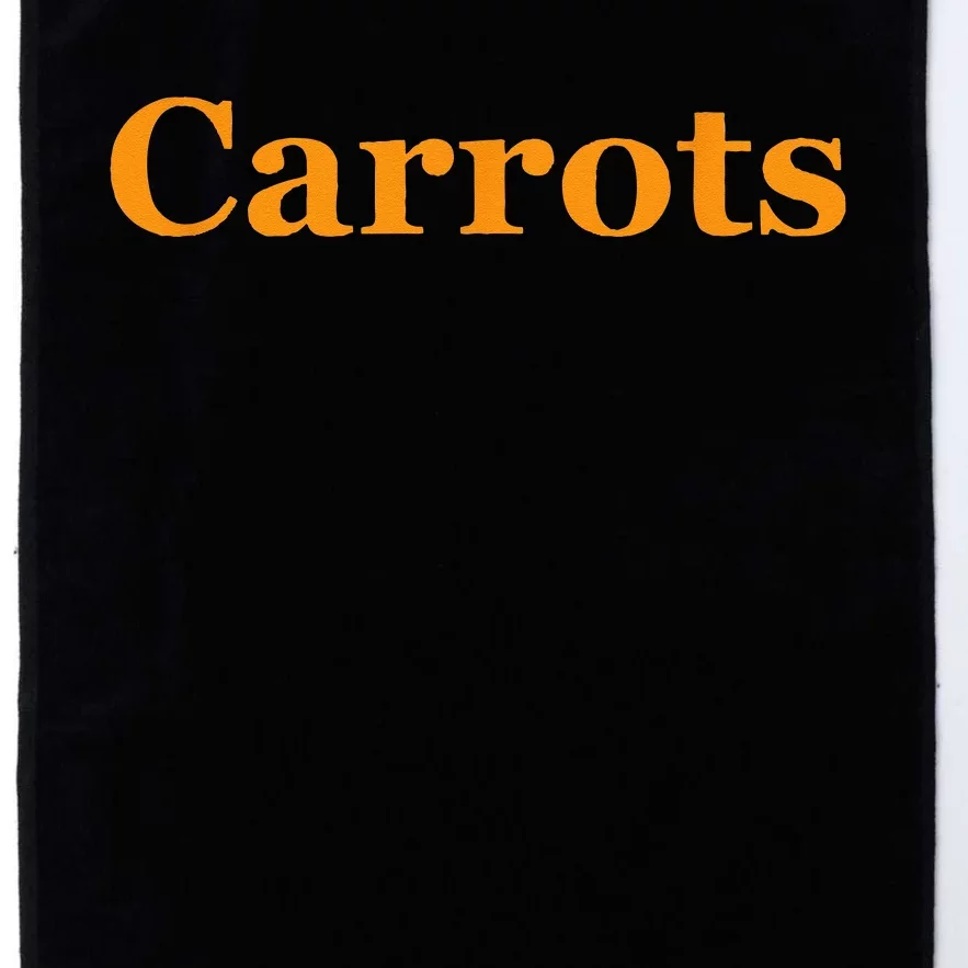 Carrots American Vegetable Tee Platinum Collection Golf Towel