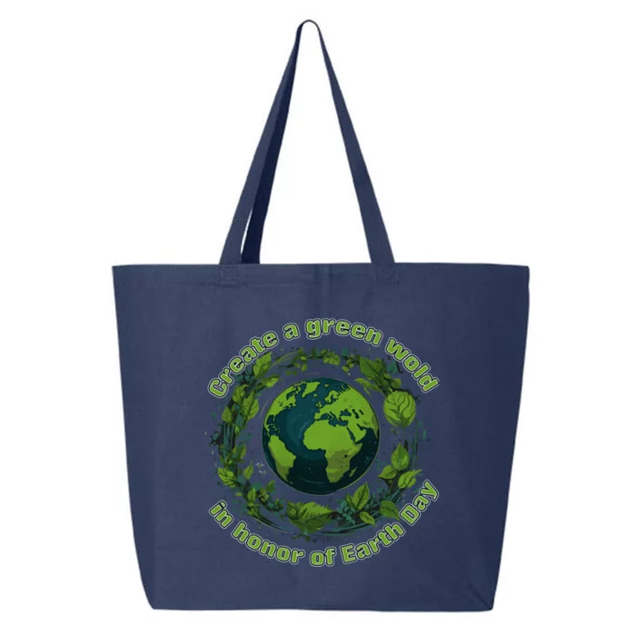 Create A Verdant World In Honor Of Earth Day Cool Gift 25L Jumbo Tote