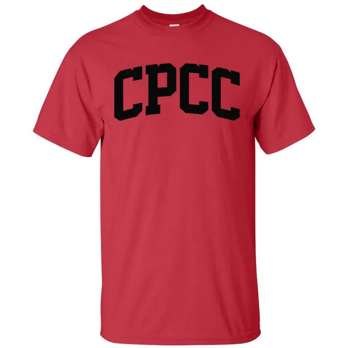 Cpcc Arch Vintage Retro College Athletic Sports Tall T-Shirt