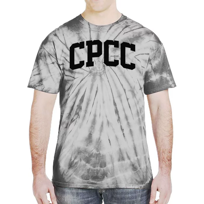 Cpcc Arch Vintage Retro College Athletic Sports Tie-Dye T-Shirt