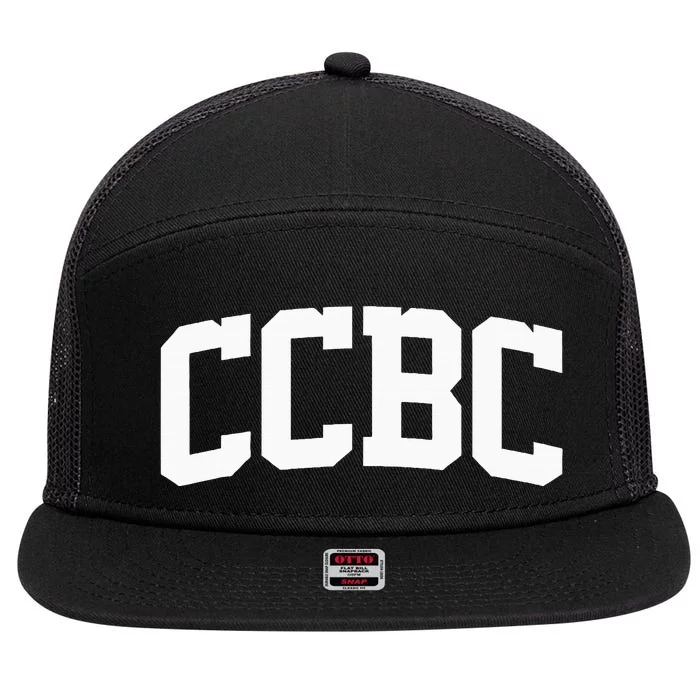 Ccbc Arch Vintage 7 Panel Mesh Trucker Snapback Hat