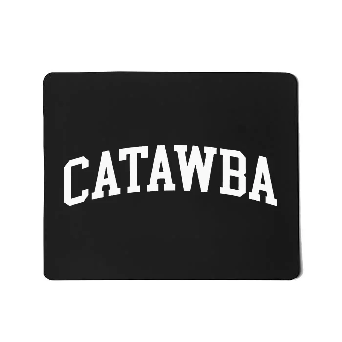 Catawba Arch Vintage Retro College Athletic Sports Mousepad