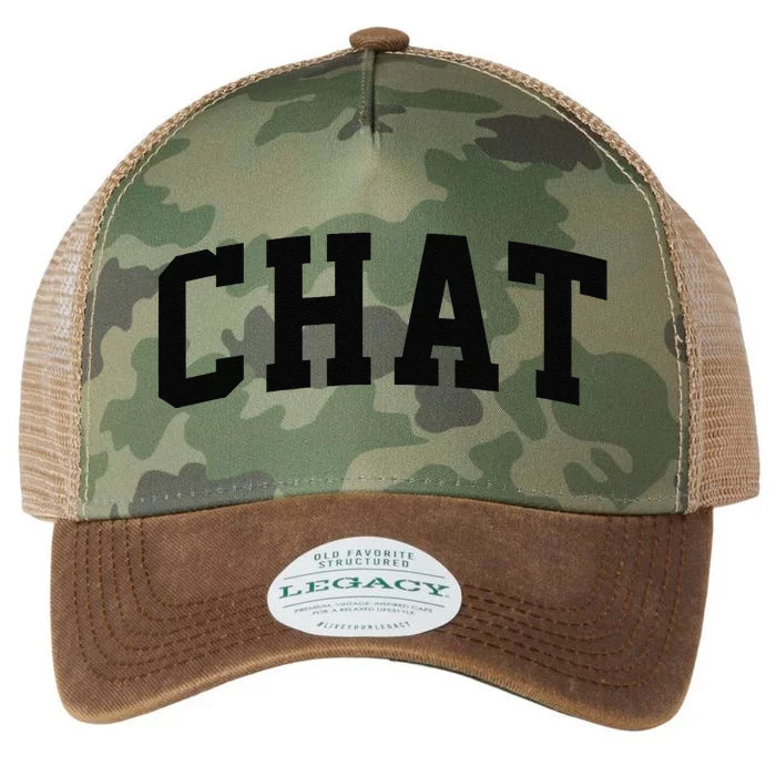 Chat Arch Vintage College Athletic Sport Legacy Tie Dye Trucker Hat