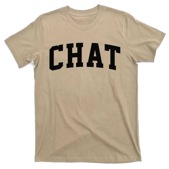 Chat Arch Vintage College Athletic Sport T-Shirt