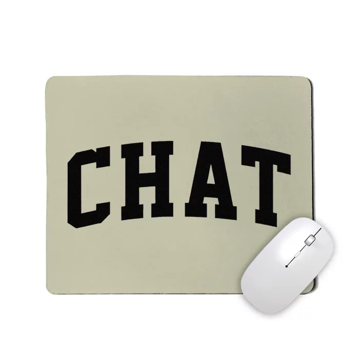 Chat Arch Vintage College Athletic Sport Mousepad