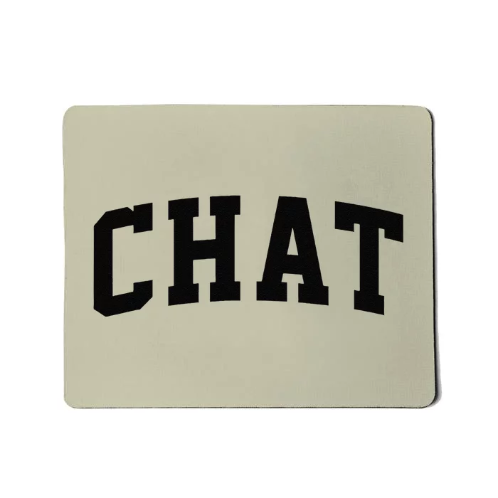 Chat Arch Vintage College Athletic Sport Mousepad