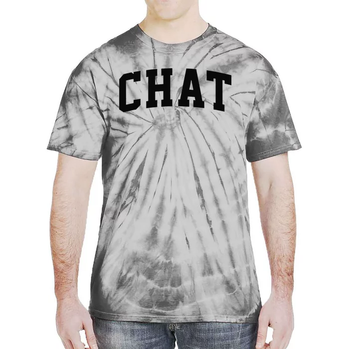 Chat Arch Vintage College Athletic Sport Tie-Dye T-Shirt