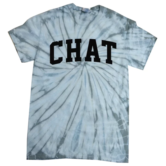 Chat Arch Vintage College Athletic Sport Tie-Dye T-Shirt