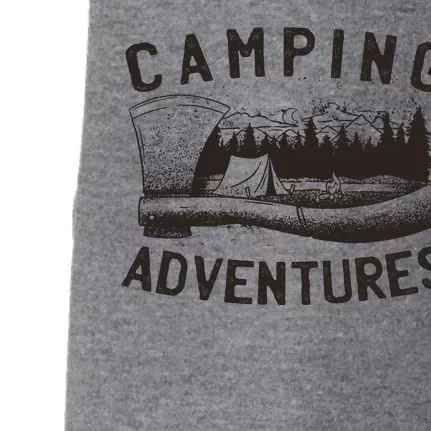 Camping Adventures Vintage Doggie 3-End Fleece Hoodie