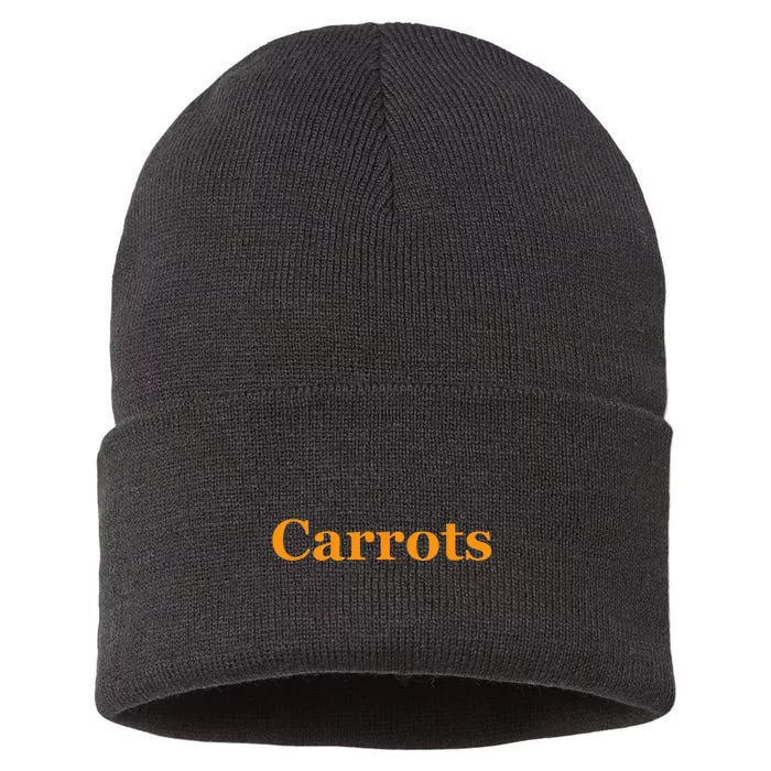 Carrots American Vegetable Tee Sustainable Knit Beanie