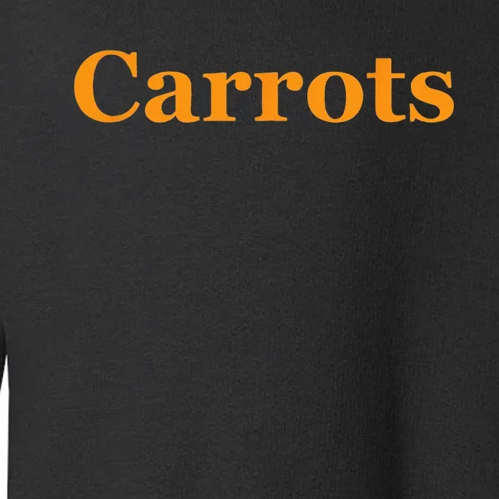 Carrots American Vegetable Tee Toddler Sweatshirt