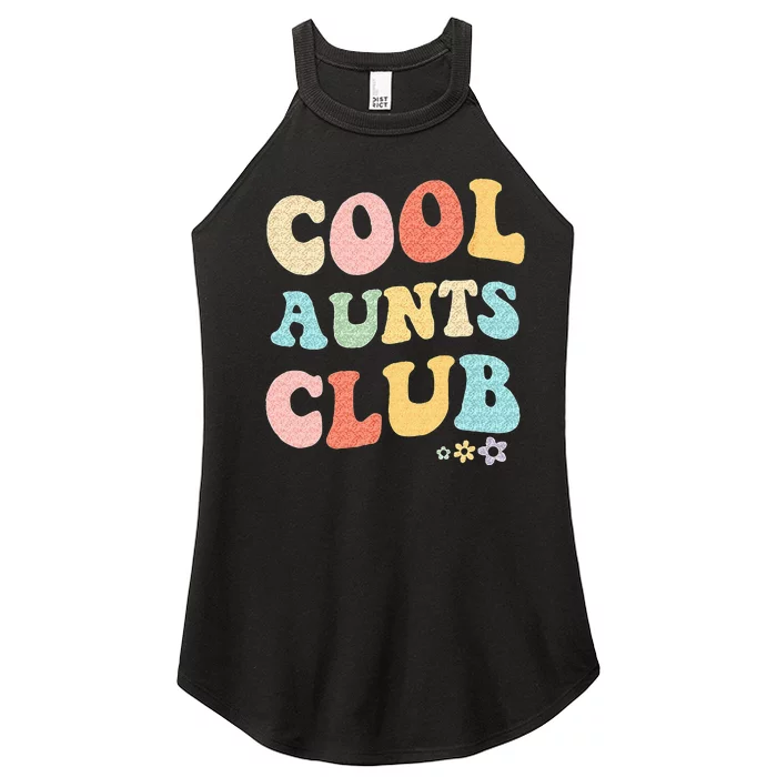 Cool Aunts Vintage Floral To Auntie From Niece Women’s Perfect Tri Rocker Tank