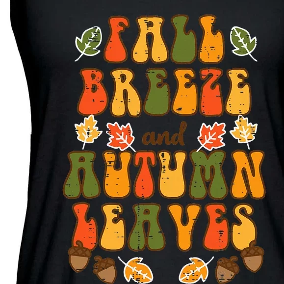 Cozy Autumn Vibes Harvest Season Celebration Ladies Essential Flowy Tank